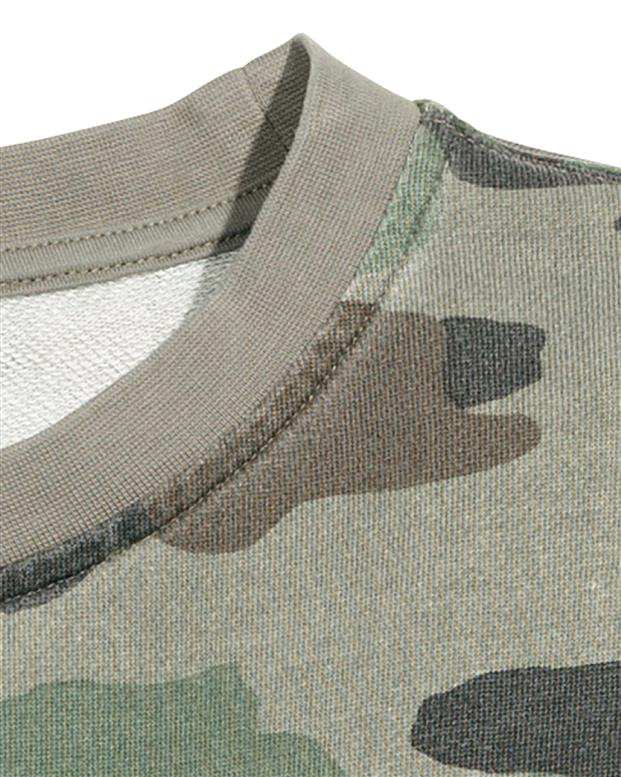 سویشرت مردانه جلوبسته سبز ارتشی H&M